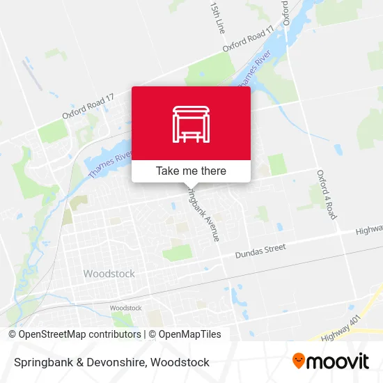 Springbank & Devonshire map