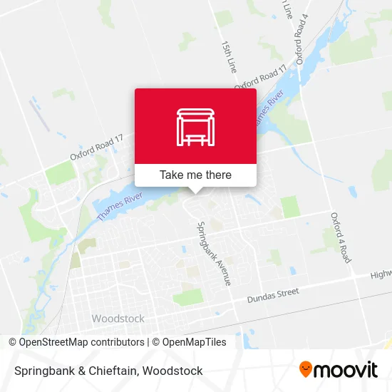 Springbank & Chieftain map