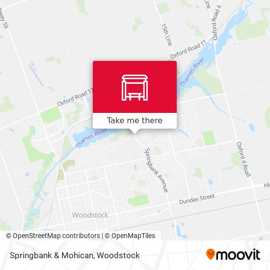 Springbank & Mohican map