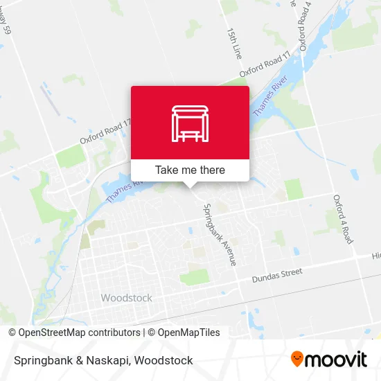 Springbank & Naskapi map