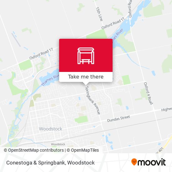 Conestoga & Springbank map