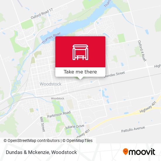 Dundas & Mckenzie map