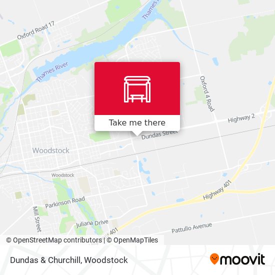 Dundas & Churchill map