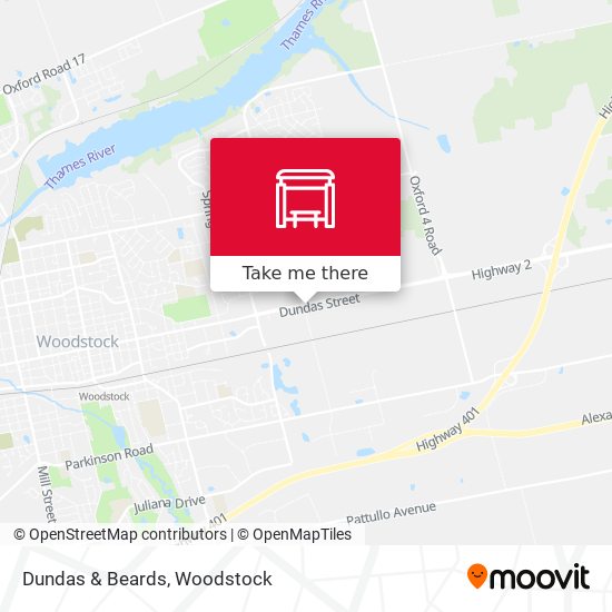 Dundas & Beards map