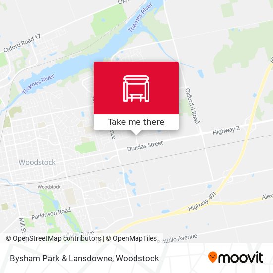Bysham Park & Lansdowne map