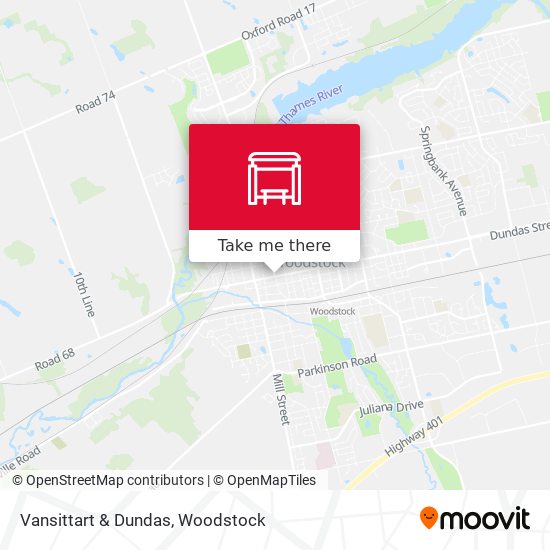 Vansittart & Dundas map