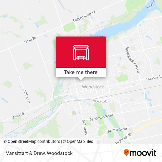 Vansittart & Drew map