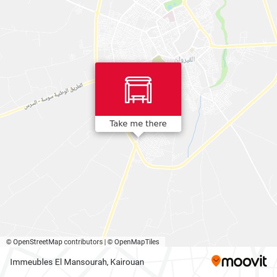 Immeubles El Mansourah map