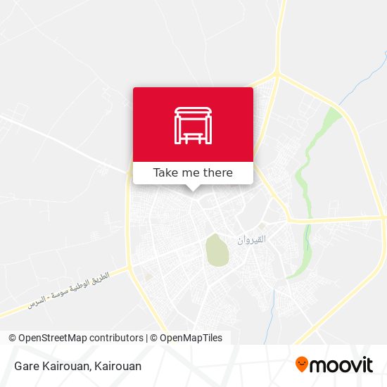 Gare Kairouan map