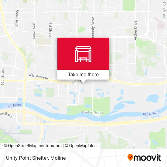 Unity Point Shelter map
