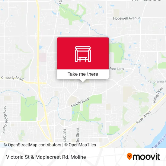 Mapa de Victoria St & Maplecrest Rd