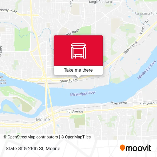 State St & 28th St map