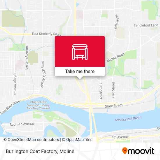 Burlington Coat Factory map