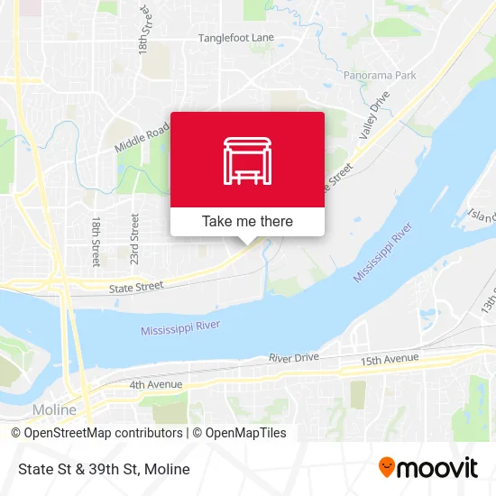 State St & 39th St map