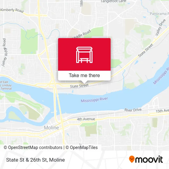 State St & 26th St map