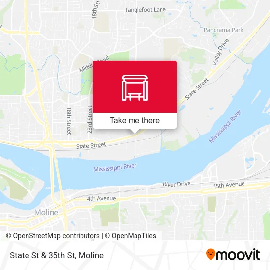 State St & 35th St map