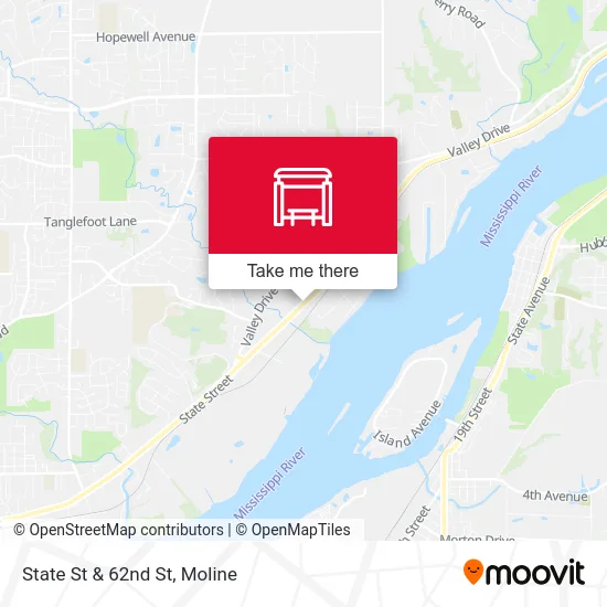 State St & 62nd St map