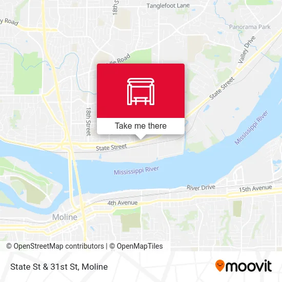 State St & 31st St map