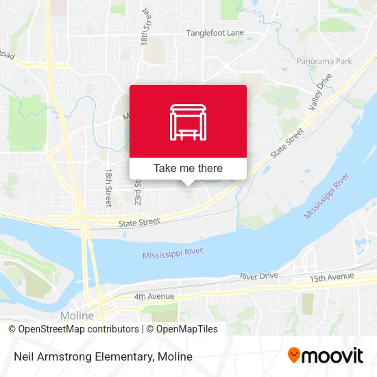 Neil Armstrong Elementary map