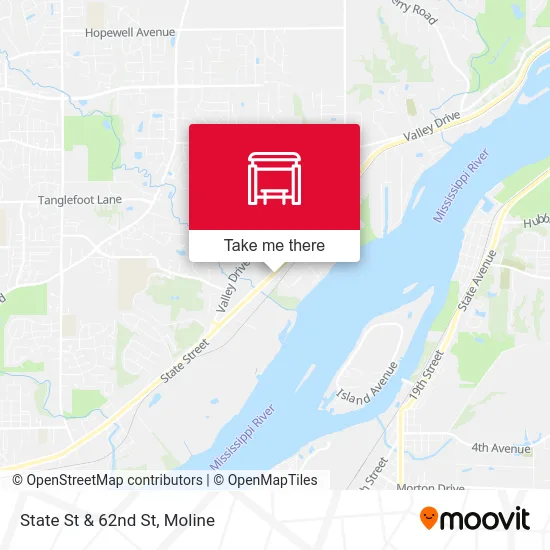 State St & 62nd St map