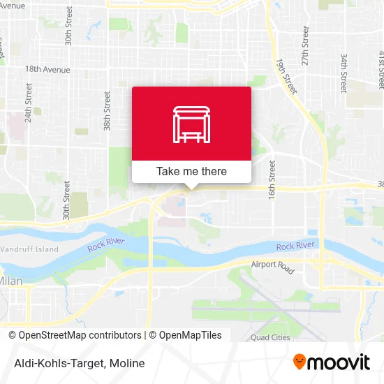 Aldi-Kohls-Target map