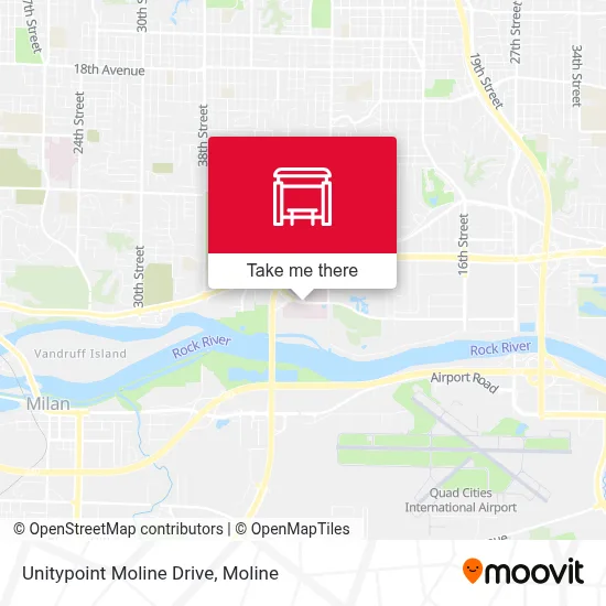 Mapa de Unitypoint Moline Drive