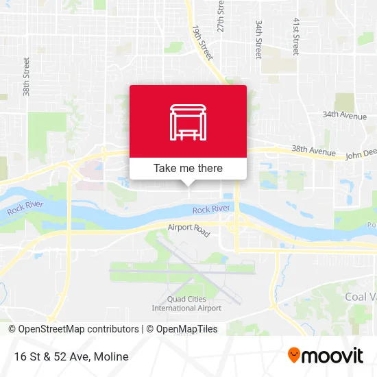 16 St & 52 Ave map