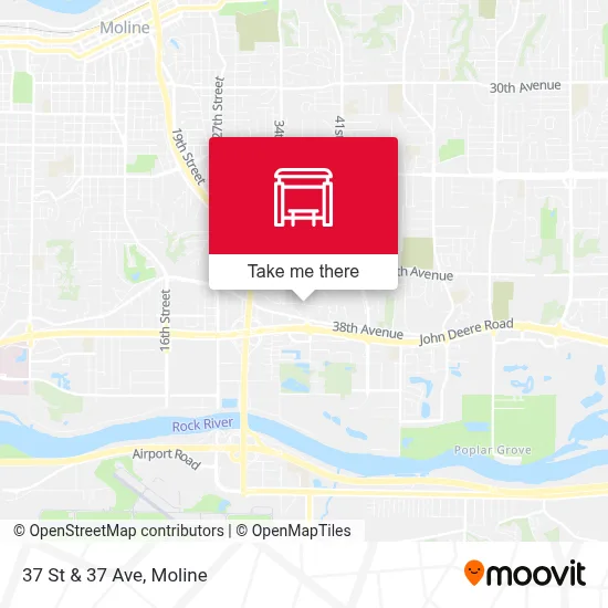 37 St & 37 Ave map