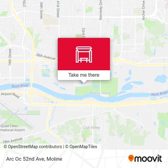 Arc Oc 52nd Ave map