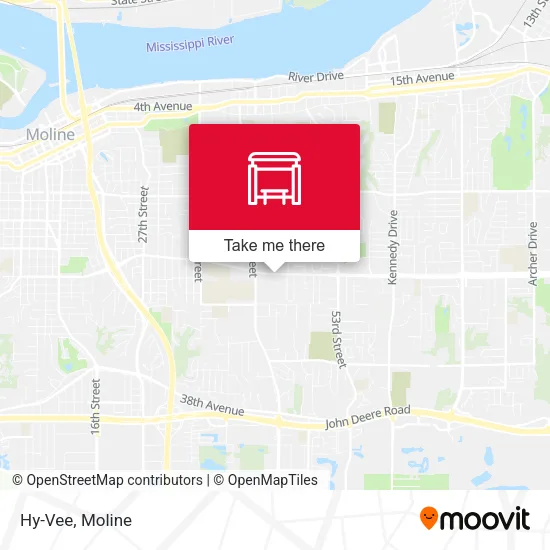 Hy-Vee map