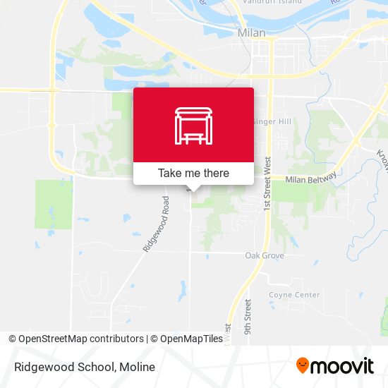 Ridgewood School map