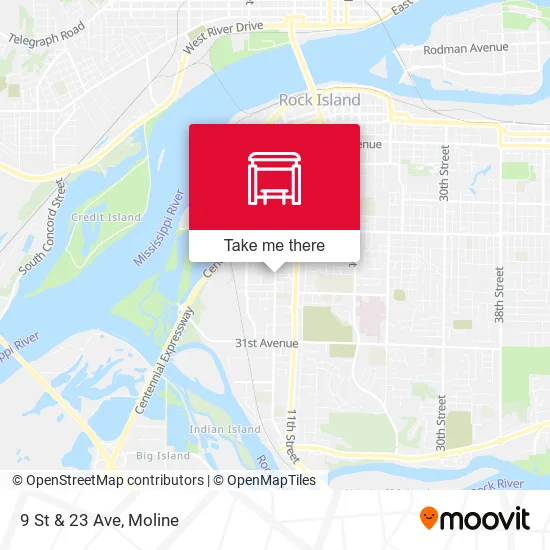 Mapa de 9 St & 23 Ave
