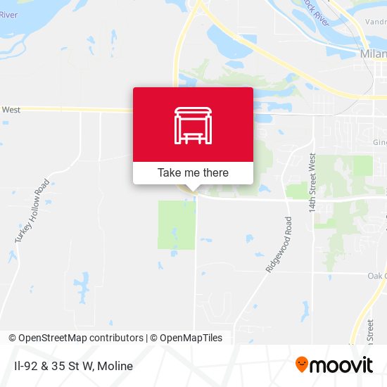 Il-92 & 35 St W map