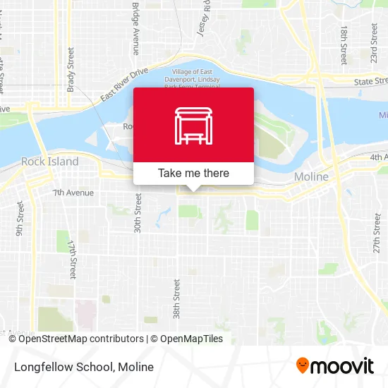 Longfellow School map