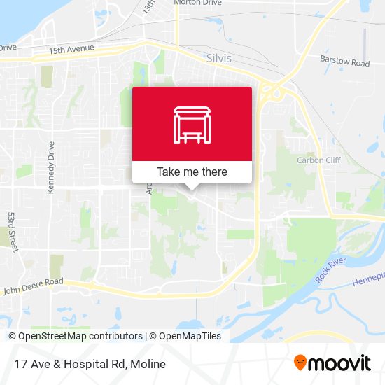 Mapa de 17 Ave & Hospital Rd