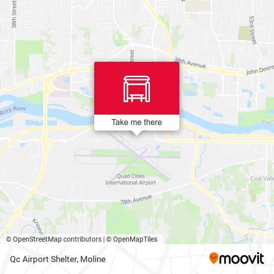 Qc Airport Shelter map