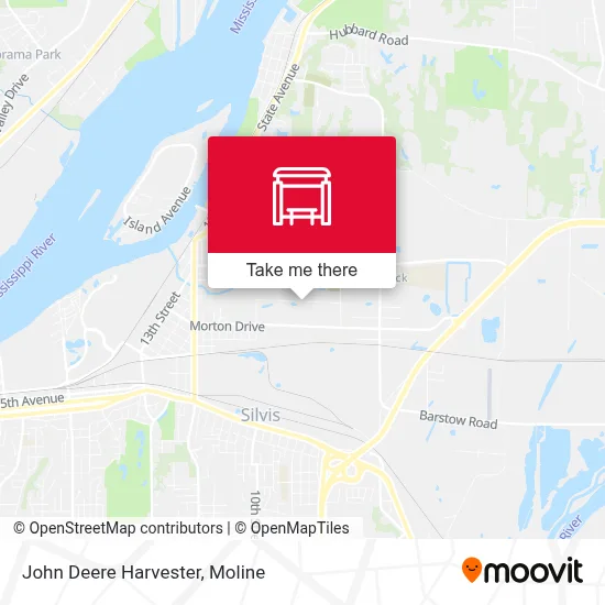 John Deere Harvester map