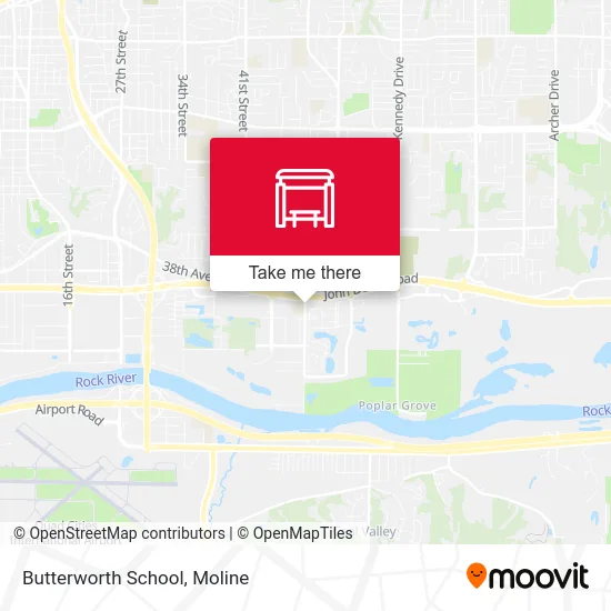 Butterworth School map