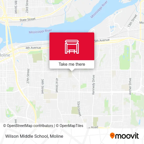 Wilson Middle School map