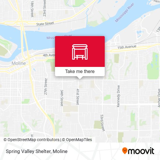 Spring Valley Shelter map