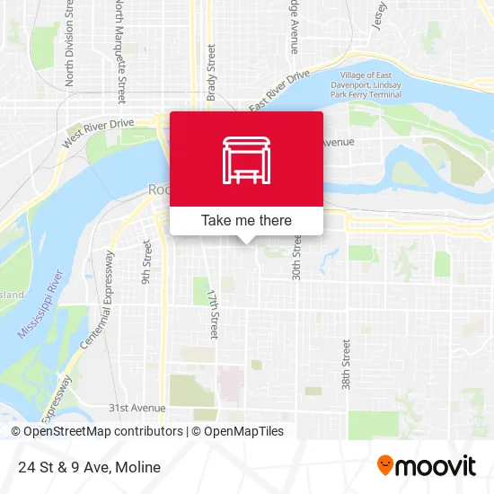 Mapa de 24 St & 9 Ave