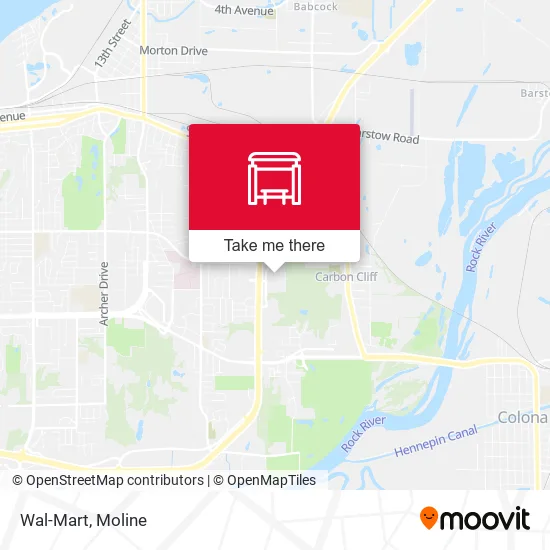Mapa de Wal-Mart