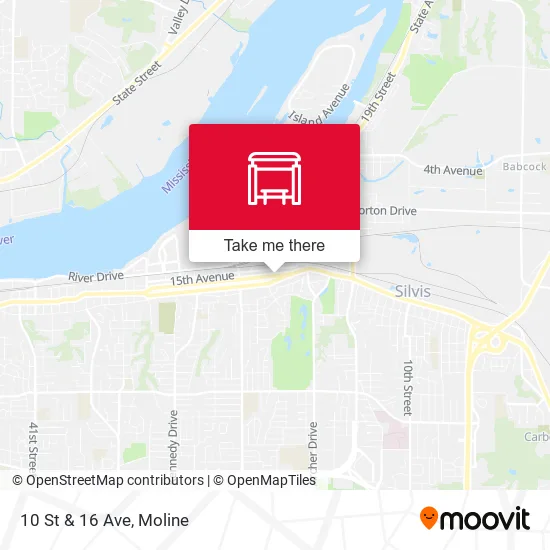 Mapa de 10 St & 16 Ave