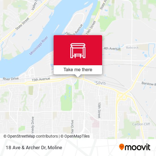 18 Ave & Archer Dr map