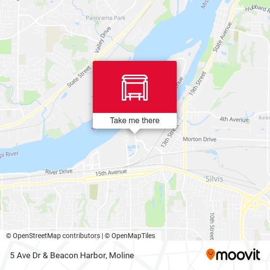 5 Ave Dr & Beacon Harbor map