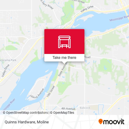 Quinns Hardware map