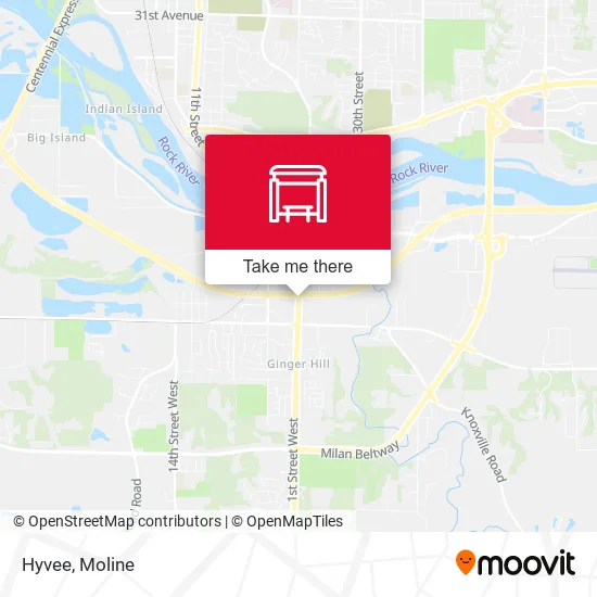 Mapa de Hyvee
