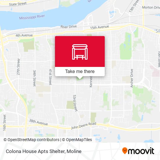 Colona House Apts Shelter map