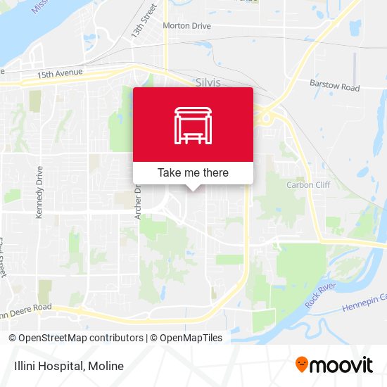 Illini Hospital map