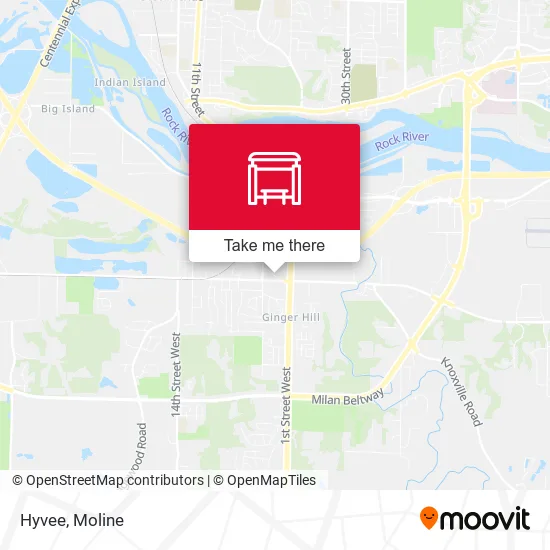 Mapa de Hyvee